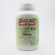 Holly Hill Health Foods, PureWay-C 500 MG with 100 MG Bioflavonoids, Buffered, 120 Vegetarian Capsules