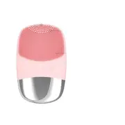 Electric Face Cleansing Brush Sonic Electric Facial Cleanser Facial Cleansing Brush Skin Scrubber Skin Massager Skin Care Tools (Pink)