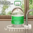 Drainage Rack 360 Degree Rotation Storage Hollow Out Faucet Shelf No Punching