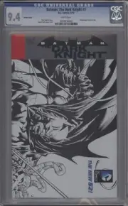 BATMAN: THE DARK KNIGHT #7 - CGC 9.4 - DAVID FINCH WRAPAROUND SKETCH VARIANT