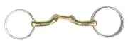 German Silver Ergonomic Loose Ring Snaffle Bit-CLEARANCE