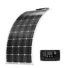 12V 300W Flexible Solar Panel Kit 20A Regulator Mono RV Camping Backup Power