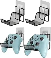 4 Pcs Controller Holder For Switch PS5 PS4 Xbox Video Game Stand Wall Mount Gamepad Hanger Headphone Bracket Gaming Room Accessories And decor