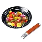Grill Skillet, Pizza Grill Pan (12") Non-Stick Perfect for Fry Chapati,Cookin...