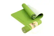 Eco-Friendly TPE Pilates Exercise Yoga Mat (Green) - 8mm