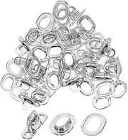 HEALEEP 20pcs Lock Clasp Hardware for Handbag Making Brass Metal Buckle for Accessories Secure Closure for Toolboxes Luggage Cosmetic Cases and Boat