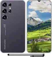 Echoamo C24 Unlocked Phone 5G Cell Phone,Smartphone with Tool Pen, Android 13.0 Cell Phone 4GB+128GB with 64GB SD Card/Face ID/Fingerprint Lock/GPS (Purple)