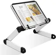 Book Reading Stand Hands Free Adjustable Height Angle Portable Ergonomic Holder