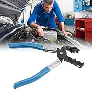 ElgnAura Swivel Jaws Hose Clamp Pliers with Angled Design and Spring Loaded Handles - Universal for click R Type Hoses