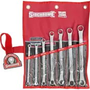 Sidchrome 7-PIECE METRIC RING SPANNER SET SCMT21206 Anti-Slip Design *Aust Brand