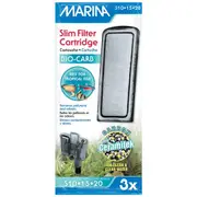 Marina Slim Power Filter Bio-Carb Cartridge (3pk) (A291)