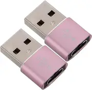 Mikinona USB to USB c Adapter 2 Pcs Card Reader Charger Type Cards Reader Multipurpose for Mobiles Laptops