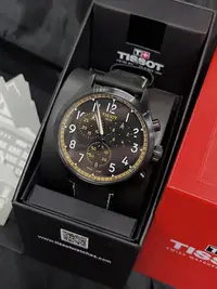 在飛比找Yahoo!奇摩拍賣優惠-TISSOT Chrono XL Vintage 黑色面錶盤