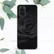 Black Rose Aesthetic Flower Case For Samsung Note 20 S10 S20 S21 S22 S23 S24 FE