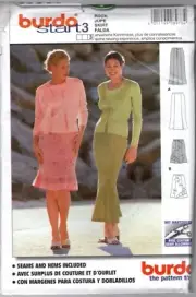 Burda Pattern 8973 Ladies Skirt Size 8 - 20