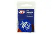 AFL Replacement Dart Flights Set Of 3 - North Melbourne Kangaroos - Darts