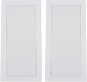 120x240mm PC Fan Dust Mesh Filter, 2pcs PC Case Dust Filter, Magnetic Frame Computer Fan Dust Mesh, Dustproof PC Cooler Filter for PC Chassis Power Supply, Fan Vents (White)