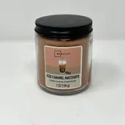 Mainstays ICED CARAMEL MACCHIATO Wick Jar Candle 7 oz