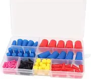 Byttlerom 105 Piece Silicone Rubber Tapered Plug Assortment Kits As Shown Silica Gel for Masking Off Holes During Powder Coating