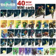 40pcs/set BOTW TOTK Amiibo Zelda Tears of The Kingdom Amiibo Mini NFC Cards