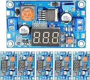 Lonely Binary 6-Pack XL6009 DC-DC Buck Boost Converter Module with LED Display Adjustable Voltage Step Up Power Supply for Arduino, Raspberry Pi, ESP32, (XL6009 (6-Pack, LED))
