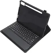 Keyboard Protective Cover Case, for Tab P12 12.7inch Tablet 2023 with Adjustable Angle,TPU Tablet Case with Magnetic Removable Keyboard TB370FU TB371FC (Black)