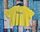 Women's Joyspun Pajama Top Short Sleeve Size 3X Lemon Freeze NEW W/ TAG
