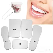 Dental Intraoral Mirror 5Pcs Dental Photography Mirrors Two-Sided Mouth Occlusal