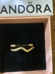 Pandora Ring Set 2 Rings Size 60 RRP £110