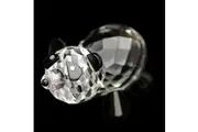 Panda Austrian crystal figurine ornament sculpture