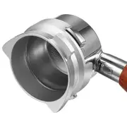 54 mm Hands-Free Dosing Funnel Compatible with Breville Barista Portafilters,Replacement Funnel Accessories for Home or Cafe Use (Silver)