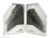 30PC Combo Hex Key Allen Wrench Set SAE/MM LONG / SHORT ARM NEW