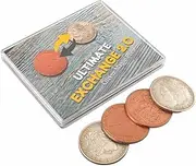 ZQION Enjoyer Ultimate Exchange 2.0 by Oliver Magic Close up Magic Tricks Copper&Silver Coin Transform Magic Props Coins Magic Gimmick