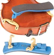 Kun Collapsible Mini Blue Shoulder Rest for 1/16 - 1/4 Violin
