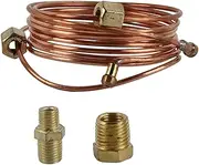 Mechanical Oil Pressure Gauge Tubing Kit, Wear Resistant Good Sealing 72in Oil Pressure Gauge Line Kit 1/8in Sturdy for Automotive Car