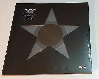 David Bowie LP Blackstar Original 2015 Clear Vinyl Sealed + 3 Lithographic's