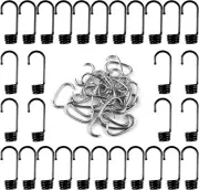 3/8 Inch Plastic Coated Bungee Shock Cord Hook 30 Pcs Plastic Coated Bungee Cord