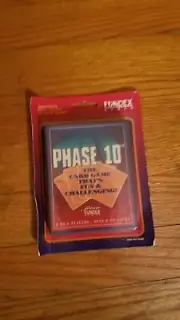 Vintage 1992 Phase 10 Card Game