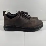 Dr Martens Reeder Unisex Size 12 Dark Brown Utility Shoes Crazy Horse NEW NWB