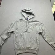 NEW Champion Sweater Men's XS Gray Reverse Weave Hoodie Pullover NWT Bin G
