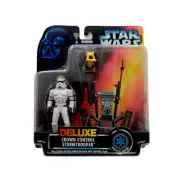 Star Wars POTF2 Deluxe Crowd Control Stormtrooper with Thruster Pack & Claw