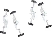 TOKIDNY 4 pcs Adjustable Stand Clamp Holder Chemistry Right Angle Support for Laboratory Equipment Lightweight and Portable for School and Home Use