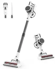 [EU Direct]Teendow P11Pro Cordless Vacuum Cleaner with 126,000Pa Suction, 30-Minute Runtime, Lightweight Design, 450ML D