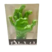 ZOMBIE Creepy Hand Stress Reliever 5 1/2" Green Foam Halloween