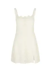 Free People Vanda Cotton Mini Dress - White - XS XS