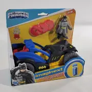 Fisher-Price Imaginext DC Super Friends Batman Rally Car w/ Batman Figure NIB