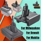 For Makita Milwaukee Dewalt 18V to Dyson V6 V7 V8 SV09 Battery Adapter Converter