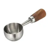 Coffee Measuring Spoon, 1.45" x 0.7" Coffee Scoop Silver