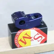 S&M BMX BIKE ENDURO V2 BICYCLE STEM BLUE GROOVE PRIMO CULT