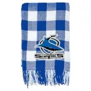Cronulla Sharks Tartan Throw